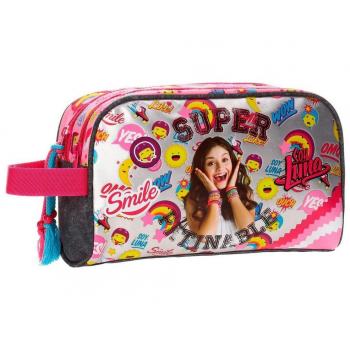 Disney Soy Luna Smile Neceser de Viaje, 26 cm, 4.99 Litros, Multicolor