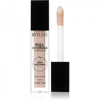 Corrector Líquido Cobertura Total - Revuele, Corrector de Alta Cobertura, Tono Neutral, 5 ml