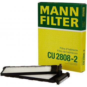 Original MANN-FILTER Filtro de habitáculo CU 2808-2 – Paquete de filtros de habitáculo
