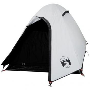 Tienda de Campaña Iglú 2 Personas Tela Opaca Impermeable Toldo Portátil de Senderismo, Refugio de Camping, Carpa de Exterior en Color Azul, Naranja, Verde y Blanco