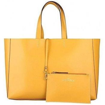 Made In Italia Bolso asa de mano Lucrezia Mostaza