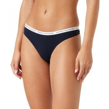 Tanga Tommy Hilfiger 3 unidades negro, blanco y rojo - XL