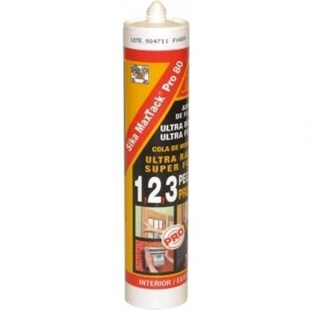 SikaBond-114 Max Grip, Adhesivo de montaje, multiusos, de fuerte agarre y de curado rápido, interior y exterior, Marrón, 300 ml