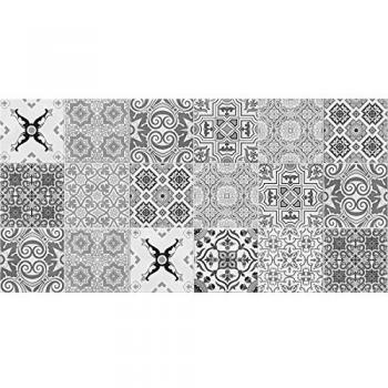 Laroom Alfombra Vinílica de Cocina Diseño Faro, Vinilo Antiliscante, Gris, 50x100 cm