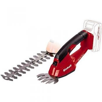 Einhell Tijera de césped y arbustos a batería - GC-CG 18 Li - Solo Power X-Change. Iones de litio, 18 V, cuchilla para césped + cuchilla para arbustos, se suministra sin batería ni cargador