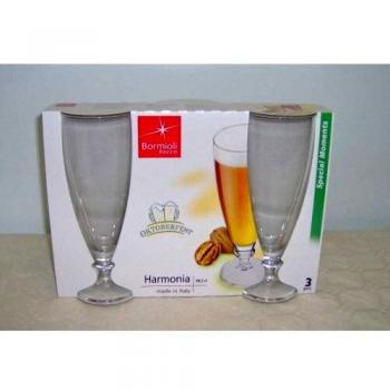 Juego de 15 copas de cerveza de cristal Bormioli Rocco Harmonia de 38,5 cl