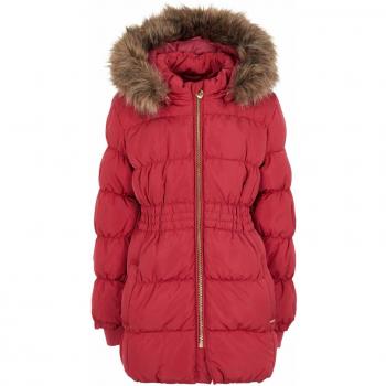 NAME IT Abrigo de plumón con Capucha y Piel sintética. Frutas del Bosque Talla:110 cm