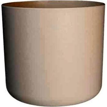 Macetero B.for Soft Round de Plástico 100% Reciclado Blanco - Ø 16 cm x H 15 cm