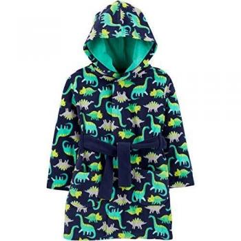 Simple Joys by Carter's Sleeper Robe Bata para bebés y niños pequeños, Dinosaurio Verde, 12-24 Meses
