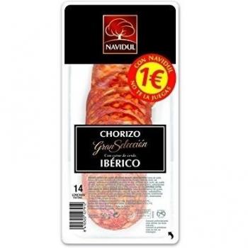 Navidul - Chorizo Gran selección Lonchas, 50 g, 14 lonchas