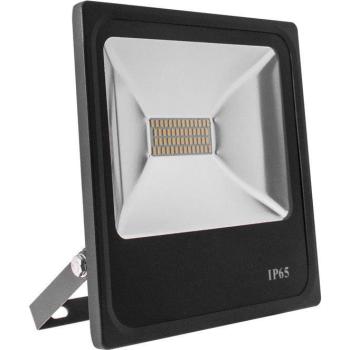 Proyector LED 30W IP65 2100lm 6400K Negro - Dimensiones: L.22,5xAn.5xAl.23,5cm