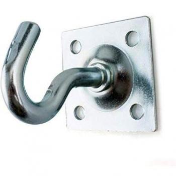 Alfa 20921 - Gancho c/base cuadrado 45 x45mm. zincado