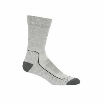 Calcetines de senderismo Icebreaker Hike+ Light Crew para hombre en color gris claro (Blizzard Heather) de merino