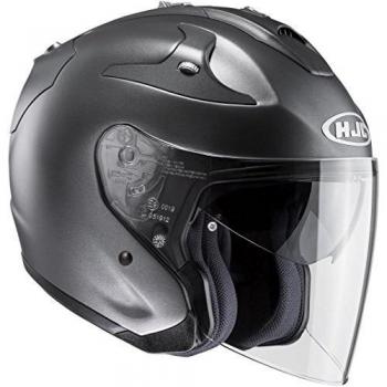 HJC FG de Jet – Semi Mate/Titanium – Casco Jet/Moto Casco, gröàÿe: XXL