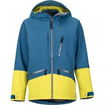 Marmot Chaqueta para hombre, color azul y citronela, talla S