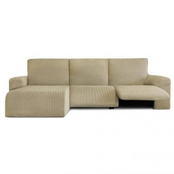 Funda Chaise Longue Brazo Corto Izquierdo Bielástica Jaz Beige 120 x 120 x 360 cm