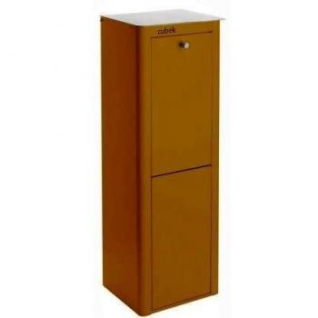 DON HIERRO - CUBEK - Cubo de basura y reciclaje lacado, 2 cubos gran capacidad