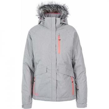 DLX Francesca - Chaqueta de esquí para mujer, Mujer, Chaqueta de esquí, FAJKSKTR0003_PMRL, Platino, L