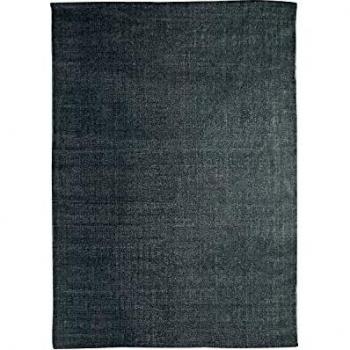 Tapis de salón DUNES - Algodón - 120 x 170 cm - Gris Efecto Délavé