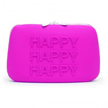 Happy Rabbit HAPPY Large Silicone Zip Storage Case - Purple