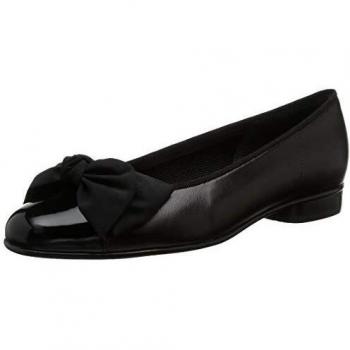 Ballerinas Gabor 05.106.37 Negros con Tacón Bajo y Lazo Decorativo para Dama - Talla 40