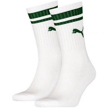 Puma Crew Heritage Stripe 2P, Calcetines unisex, Multicolore, 43-46