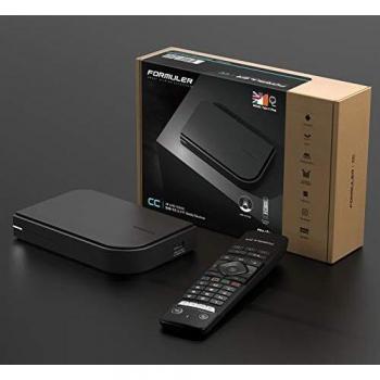 Formuler CC 4K UHD IPTV Android 7 Player con sintonizador DVB-C/T2 H.265 2GB RAM 16GB Flash WiFi.