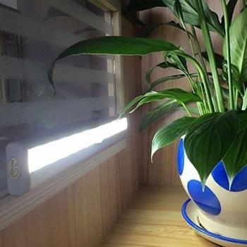 Inducción Lámpara 10 armario LED luces batería aluminio aleación luz 190 * 30 * 16 