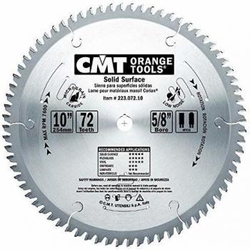 Sierra circular para Corian® D:250x3.2x30 Z:72 MTCG CMT