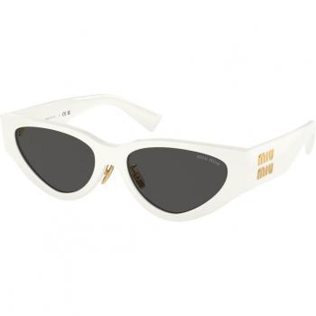 Miu Miu MU03ZS 1425S0 Women’s Cat Eye Sunglasses White Size 54