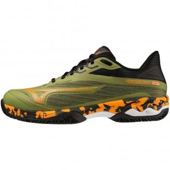 Mizuno Wave Exceed Light 2 Zapatilla Tierra Batida Hombres Oliva/Negro