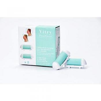 Vitry Electric Foot Rasp Replacement Tips Set - 2 Pieces