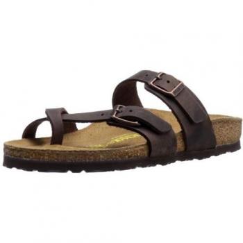 Sandalias Estrechas Birkenstock Mayari de Cuero Natural Aceitado Color Habanna