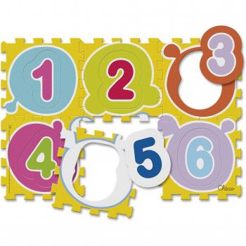 Alfombra de Juego Puzzle Números Suave Chicco 1A+