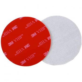 2 x Adhesivo Redondo Doble Cara para discos salpicadero coche 58 mm soporte ventosa