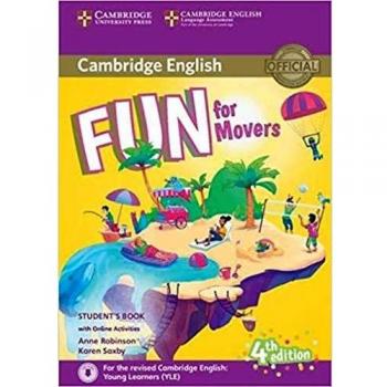 Libro del Estudiante Fun for Movers con Actividades en Línea y Audio - Cuarta Edición