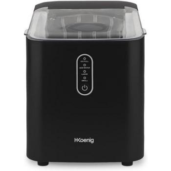 Máquina para hacer cubitos de hielo Hkoenig KUB14, capacidad de 2.2L, potencia de 120W, color negro