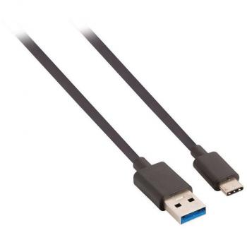 Cable USB 3.2 Gen 2 | USB-A Macho a USB-C Macho | 10 Gbps | 60 W | Niquelado | 1.00 m | Negro