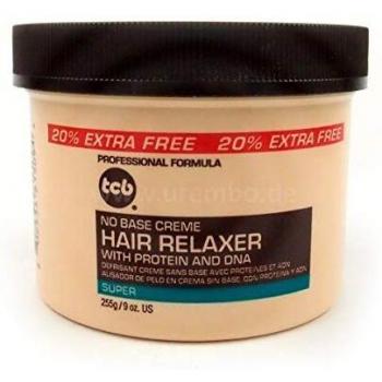 Crema Relajante para Cabello TCB Super 212 g - Suaviza y Alisa con Proteína y ADN