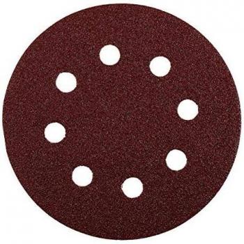 KWB 49491904 Pack 5 Discos abrasivos q-s Perf. R 125 mm k 40, 125mm, Set de 5 Piezas