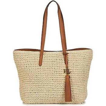 Bolso Lauren Ralph Lauren Whitney de rafia de papel en natural