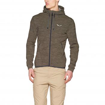 SALEWA Fanes 2 pl FZ Jersey, Todo el año, Hombre, Color Walnut Melange, tamaño 50/L