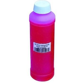 Eurolite Tinta de estampado UVactiva Rojo Transparente 250ml