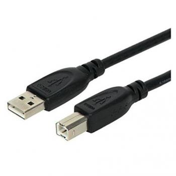 3Go C105 - Cable Impresora USB 2.0, Color Negro