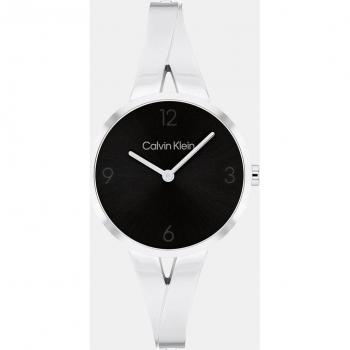 Calvin Klein - Reloj de mujer Joyful 25100026 bangle de acero, tipo: reloj, características: diseño elegante, correa de bangle de acero inoxidable, esfera minimalista, resistente al agua