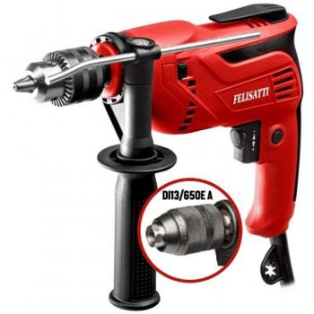 Felisatti DI13/650E - Taladro percutor 650 W, 1 velocidad