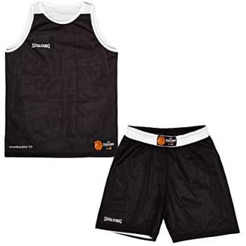 Conjunto de baloncesto para niño Spalding Double Face Blanco y Negro