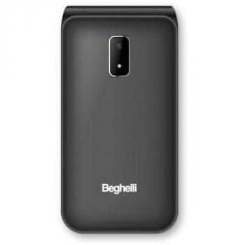 Teléfono Móvil Salvalavita Beghelli SLV40 4G para Seniors, Concha, Tacto SOS, Pantalla 2.8, DualSIM, Color Negro