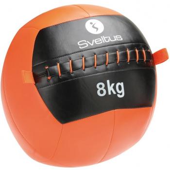 Sveltus 35 cm Orange Wall Ball - 8 kg for Multisport Training