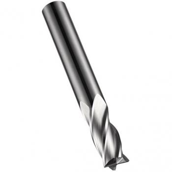 Fresa de acabado de carburo sólido Dormer S904, diámetro de corte 20 mm, longitud total 104 mm, ángulo de corte 30 grados, Z.4